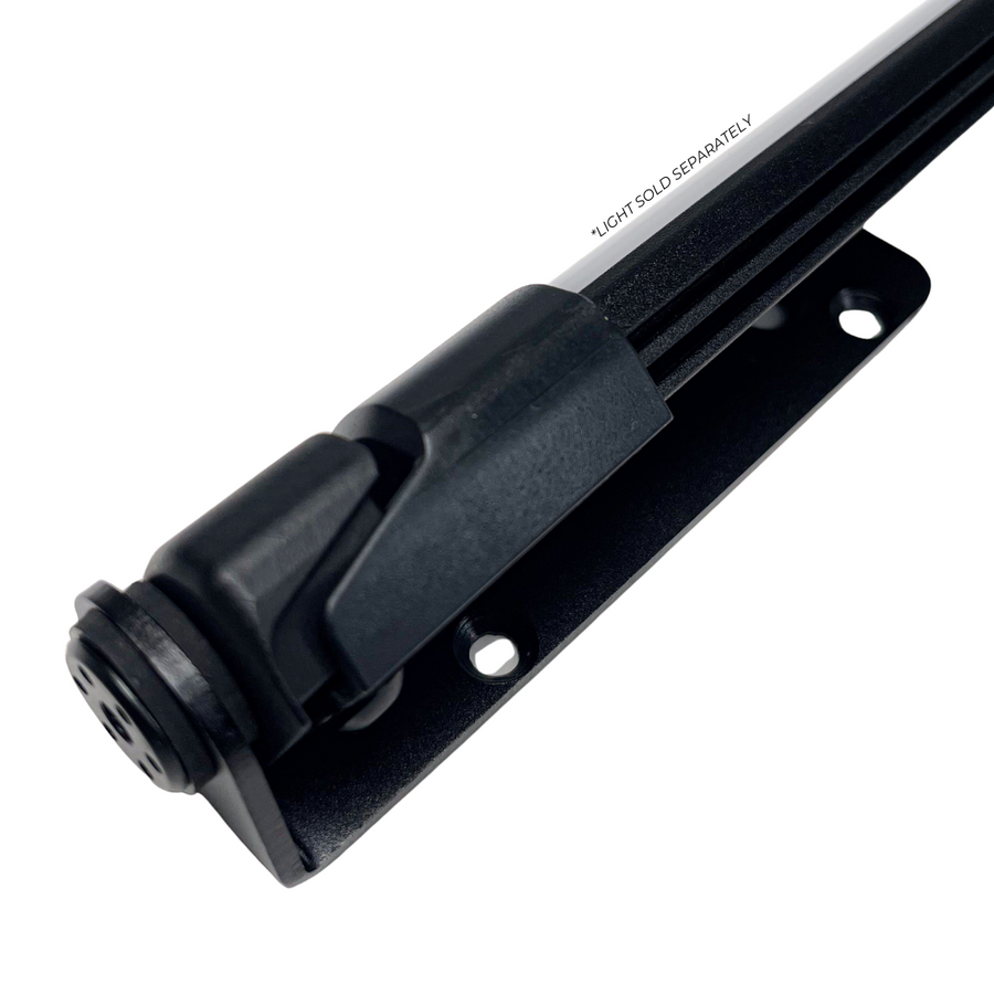 Kingpin F-Series light in a Search Mount, close up