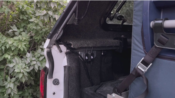 Kingpin touch dimmer led light switch in use dimming in truck