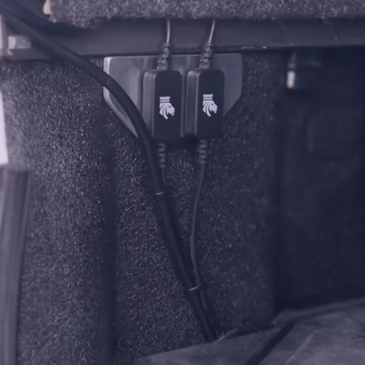 led dimmer switch closeup tap on tap off truck bed