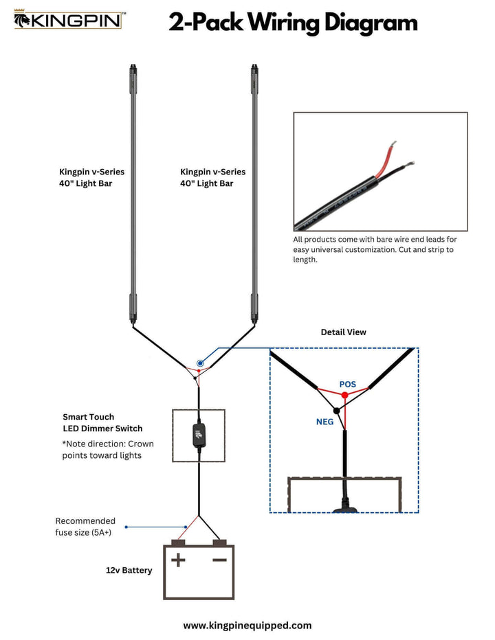 wiring guide for two lights