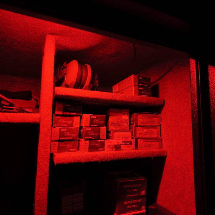 Gun Safe Red/White Light Kit