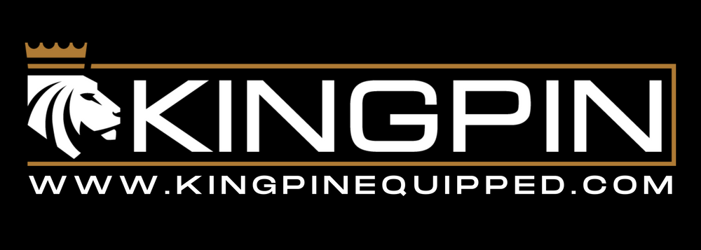 Black Kingpin brand banner