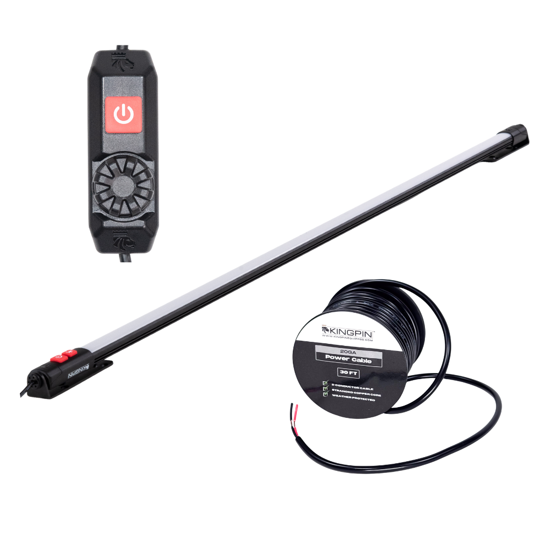 F-Series 40" Light Kit: light, Rotary Dimmer and Power Cable