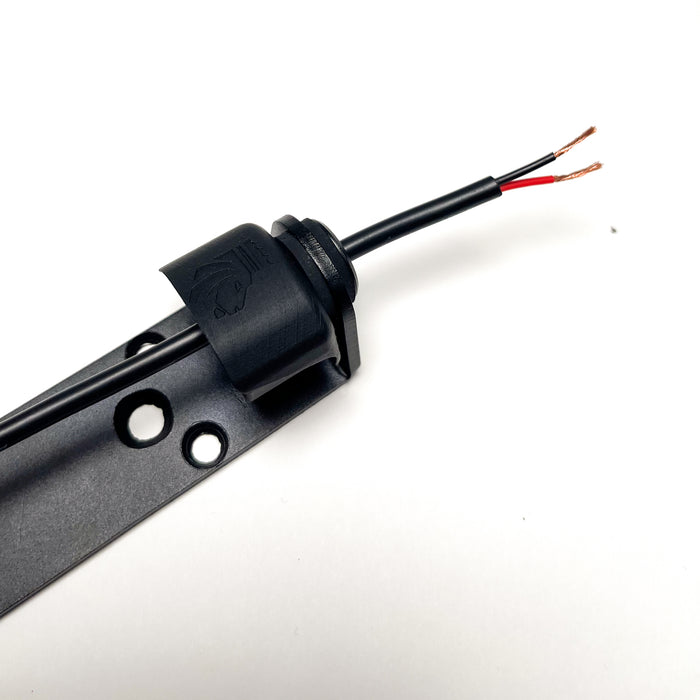 Search Mount on the wire end of a Kingpin F-Series light