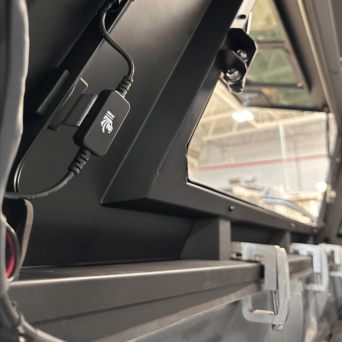 Kingpin Touch Dimmer Switch mounted inside a truck cap