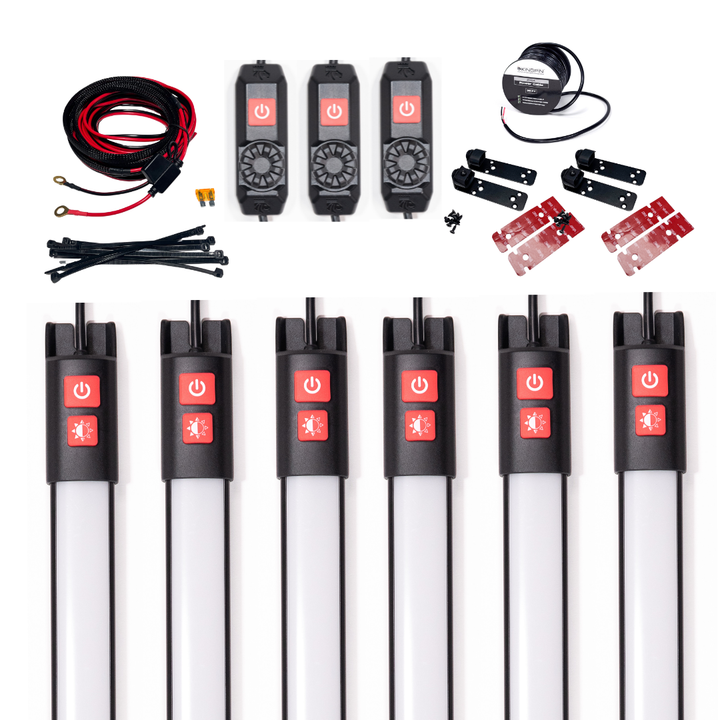Kingpin Dual-Color Trailer Light Kit